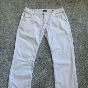 Armani Jeans White Slim 33/32